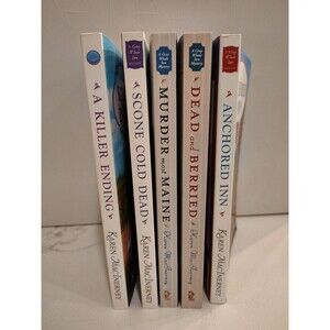 Lot Of 5 Karen MacInerney  Paperback Gray Whale Inn And The Snug Harbour Books